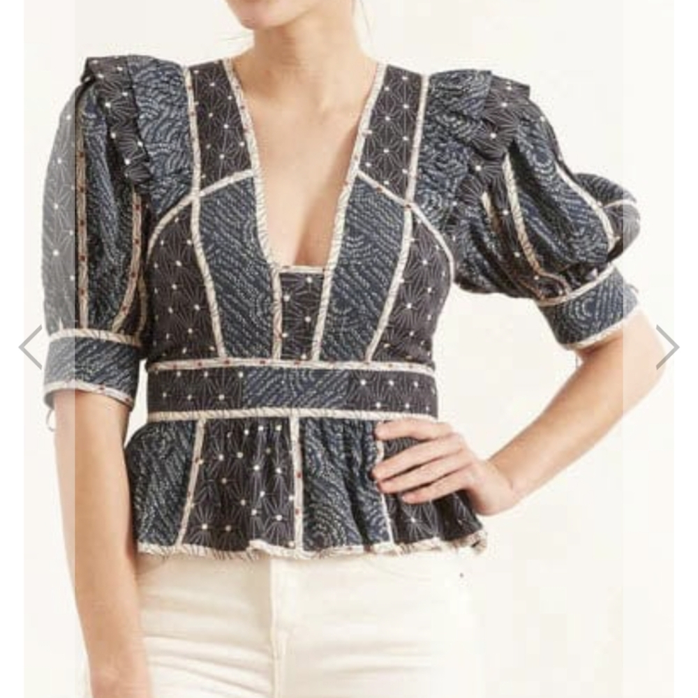 Ulla Johnson Nori Blouse | XS/S | EUC